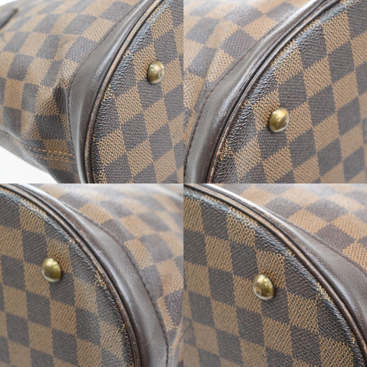 LOUIS VUITTON Marais Shoulder Bag Damier Ebene Leather  France BN N42240 64SA154