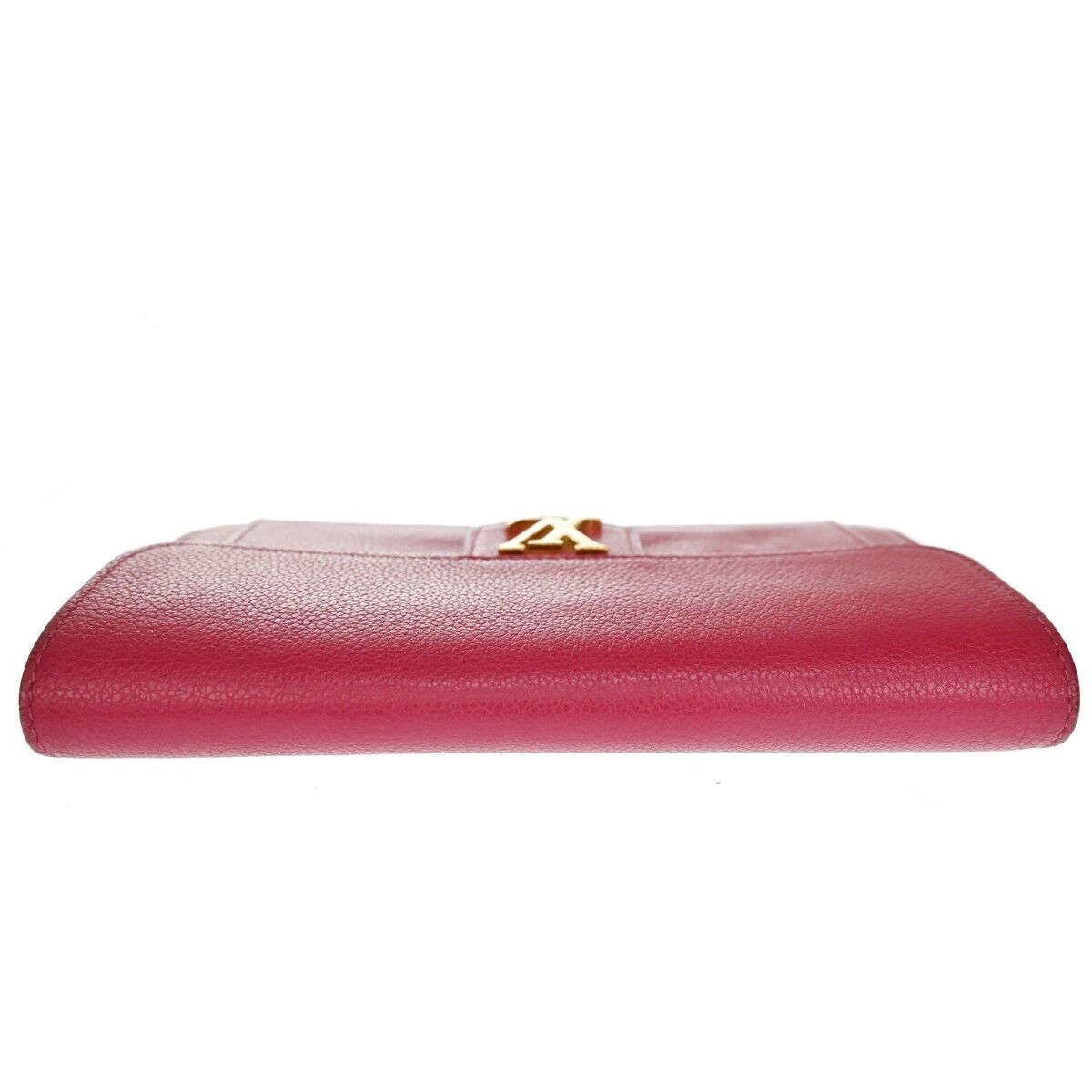 LOUIS VUITTON Portefeuille Lockme Long Wallet  Leather Fuchsia M61277 65EA270