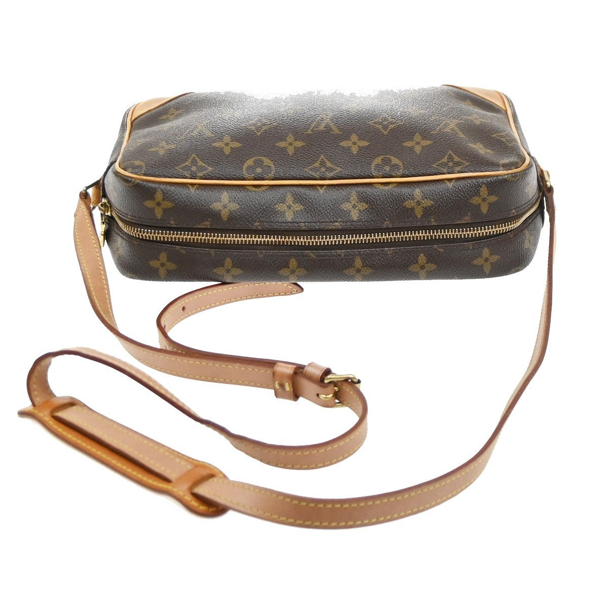 LOUIS VUITTON Trocadero 27 Shoulder Bag Monogram Leather Brown M51274 33SA141