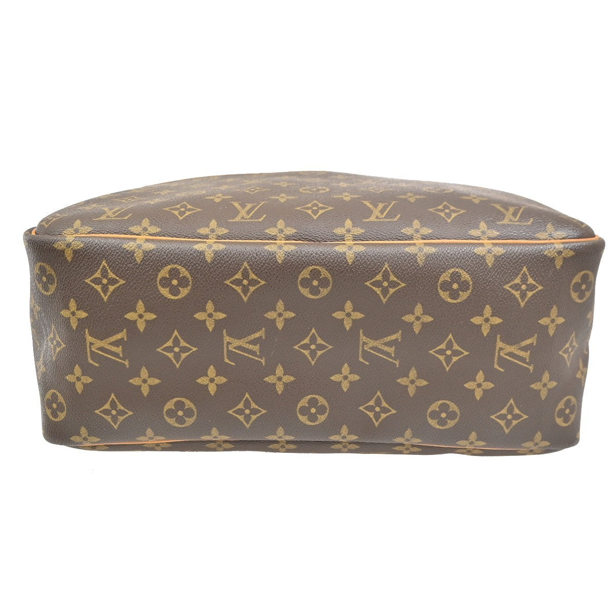 LOUIS VUITTON LV Logo Deauville Hand Bag Monogram Leather Brown M47270 88TA717