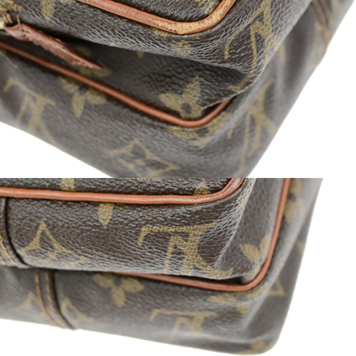 LOUIS VUITTON Mini Amazon Shoulder Bag Monogram Leather Brown M45238 09EE016