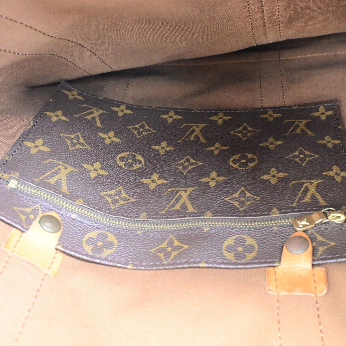 LOUIS VUITTON LV Randonnee GM Shoulder Bag Monogram Leather Brown M42244 81EC876
