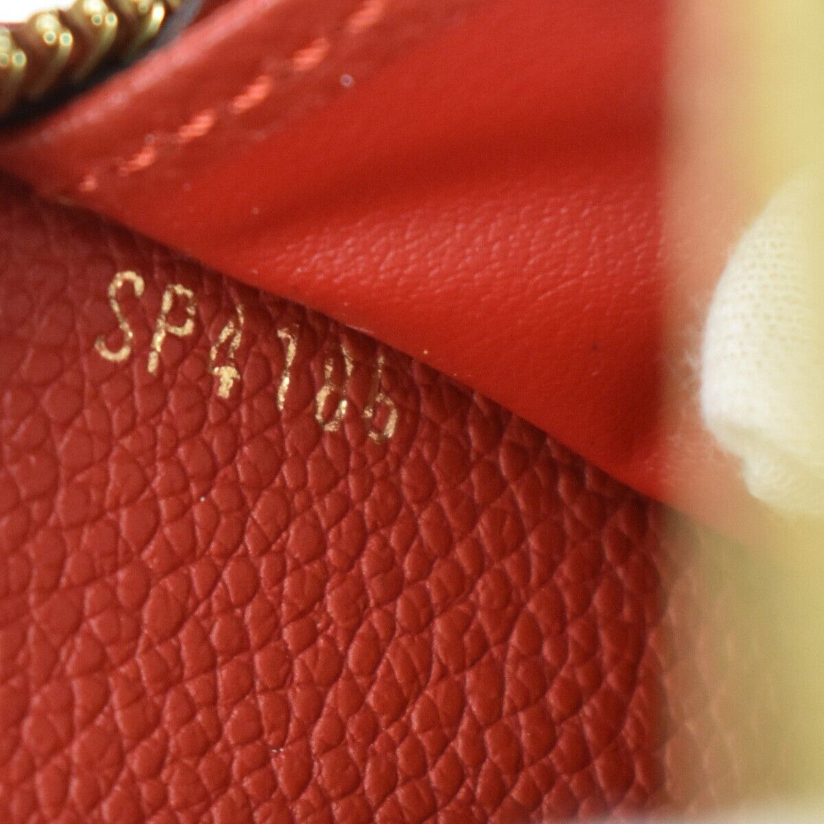 LOUIS VUITTON Zippy Wallet Long Wallet Monogram Empreinte Red M60737 84GA647