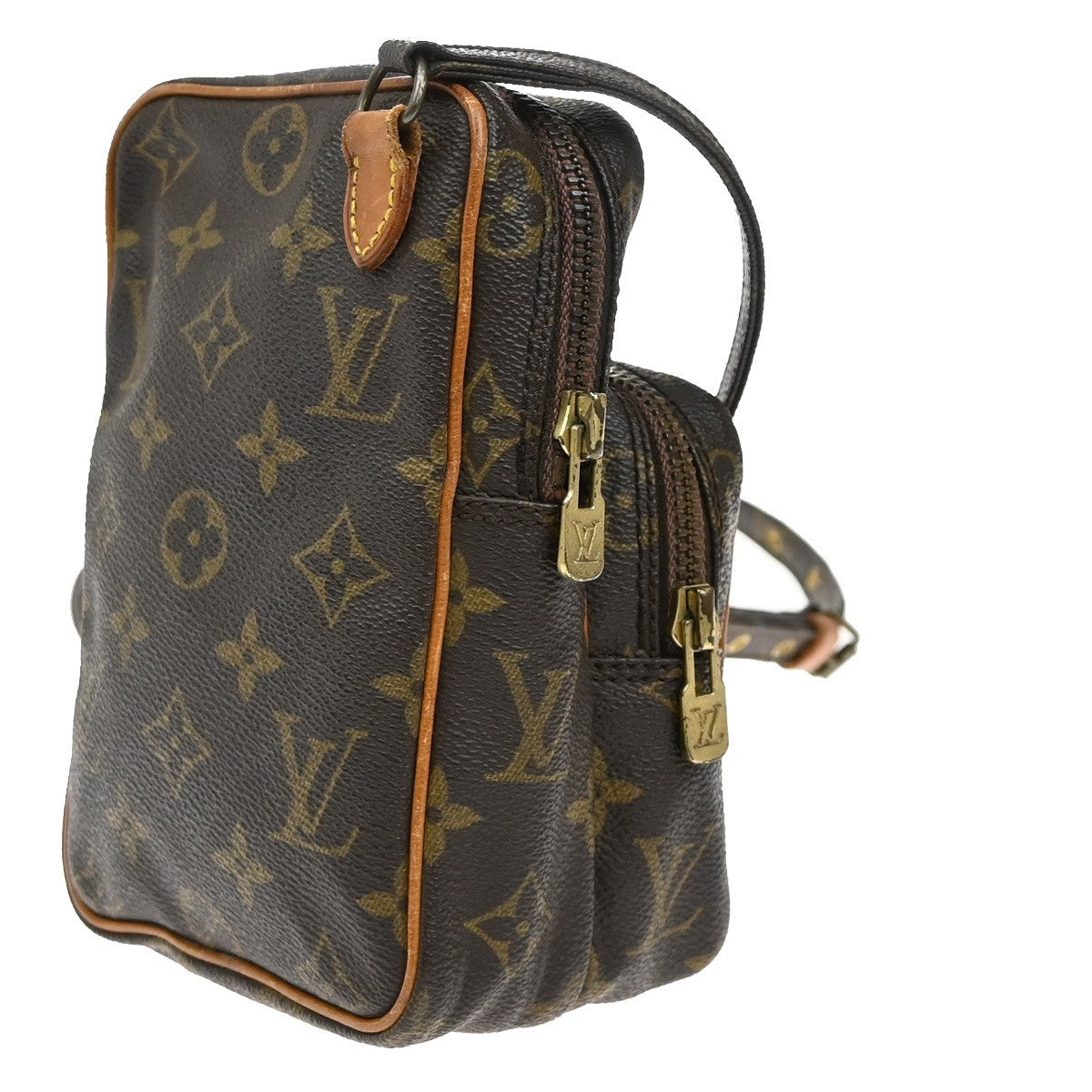 LOUIS VUITTON Mini Amazon Shoulder Bag Monogram Leather Brown M45238 33KB330