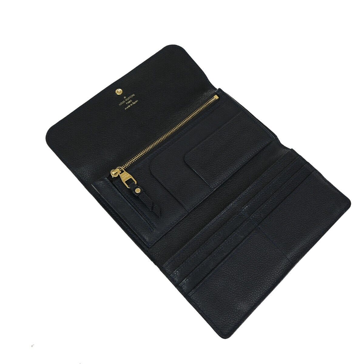 LOUIS VUITTON Virtuose Trifold Wallet Monogram Empreinte Blue M60258 88KA281