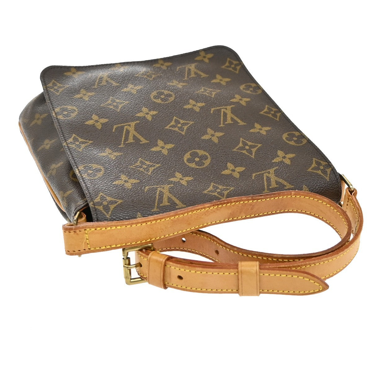 LOUIS VUITTON LV Musette Salsa Short Shoulder Bag Monogram Brown M51258 30KB297