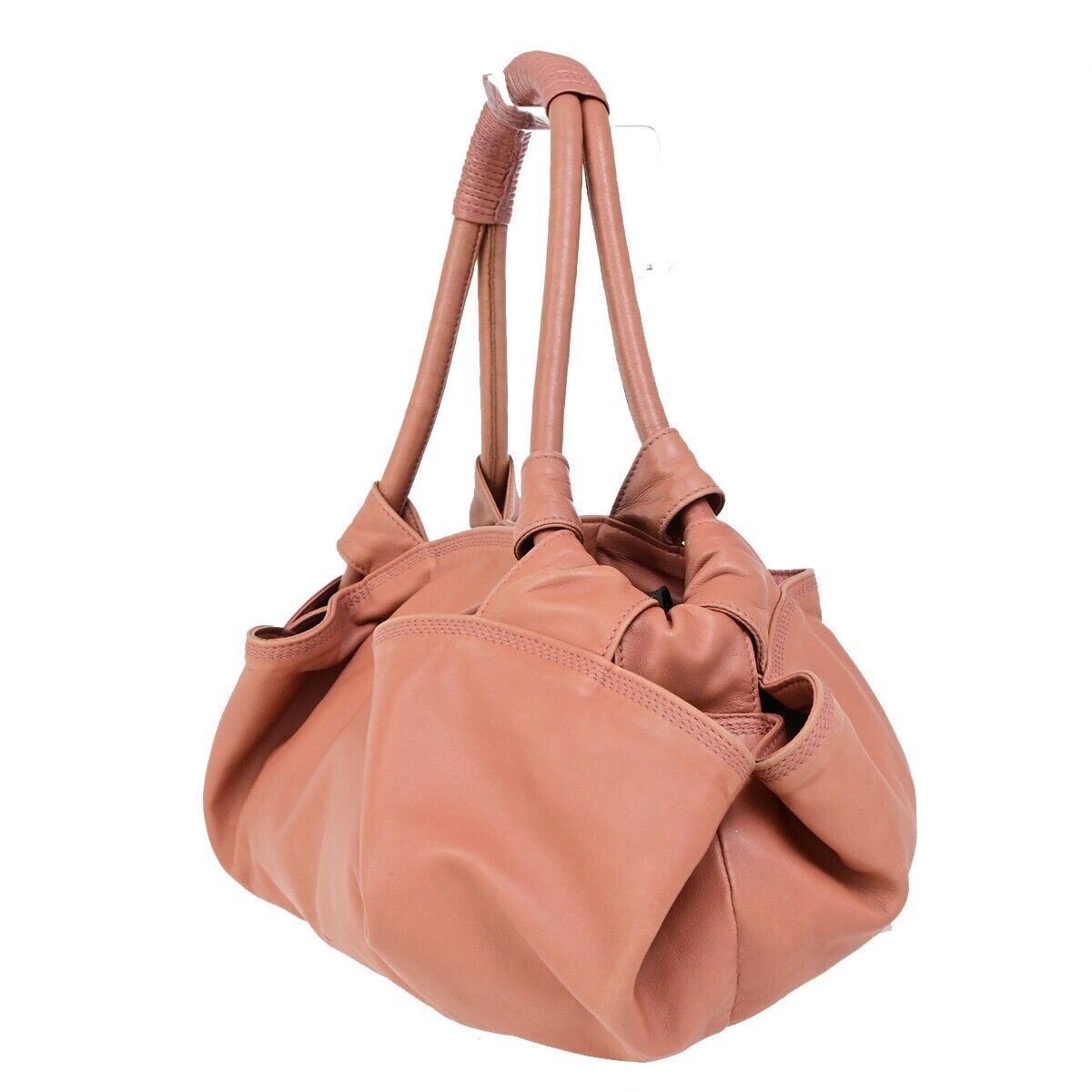 LOEWE Anagram Logos Nappa Aire Hand Bag Leather Pink Made in Spain 62FB185