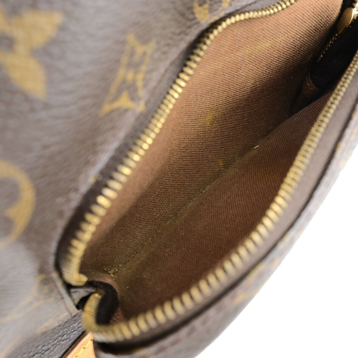 LOUIS VUITTON Montsouris MM Backpack Bag Monogram Leather Brown M51136 11EB703