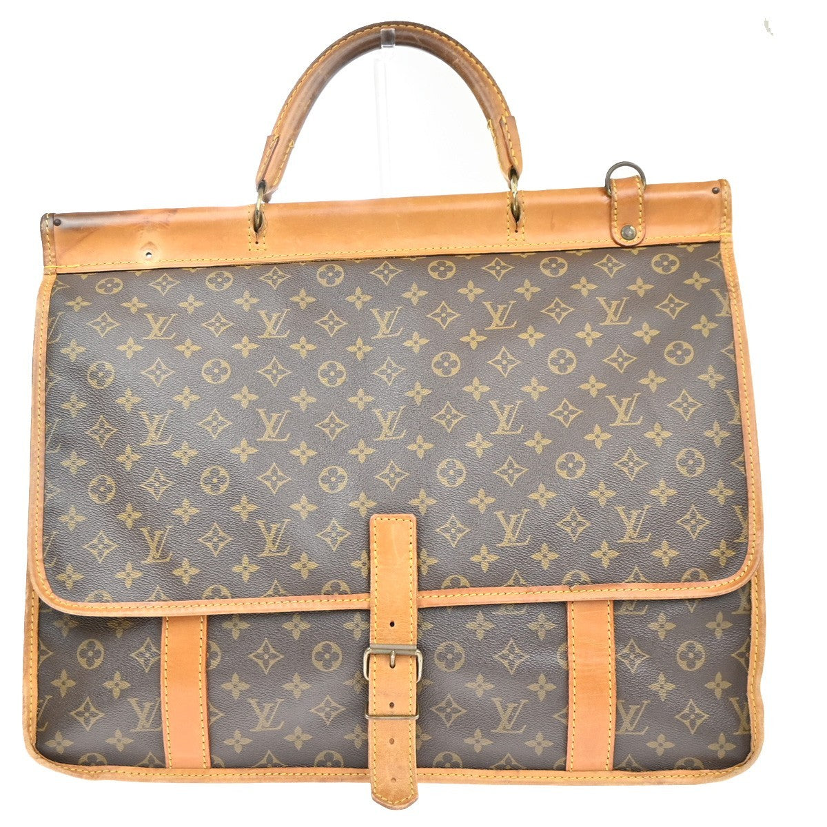 LOUIS VUITTON Sac Kleber 2way Hand Bag Monogram Leather Brown M58122 30MA642
