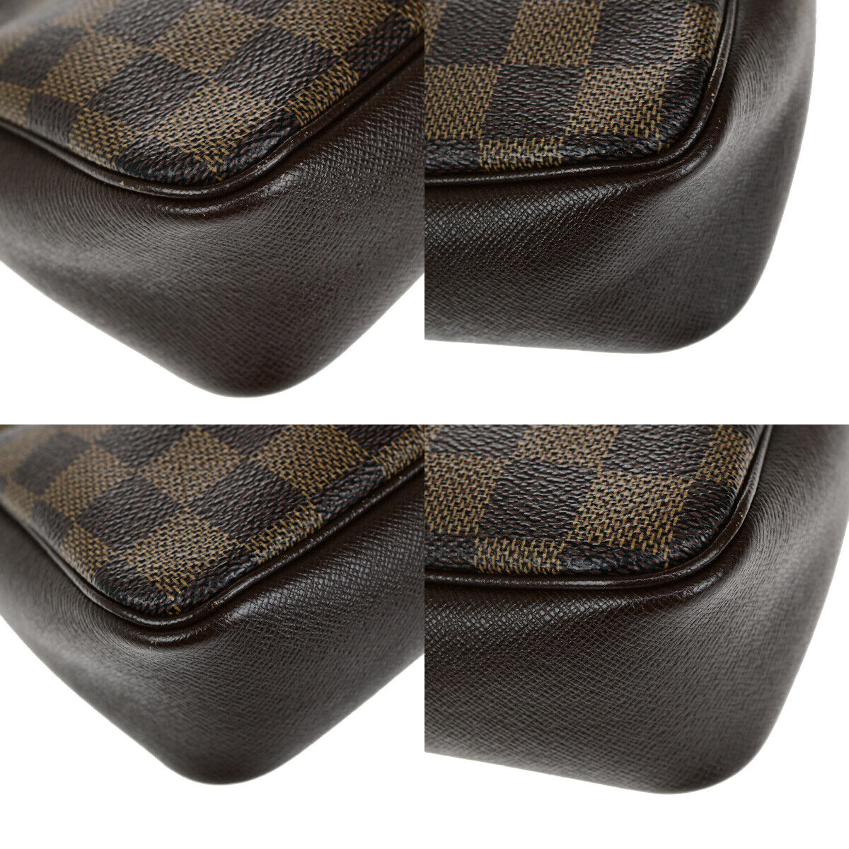 LOUIS VUITTON Trousse Makeup Pouch Shoulder Bag Damier Leather BN M51982 82YG790