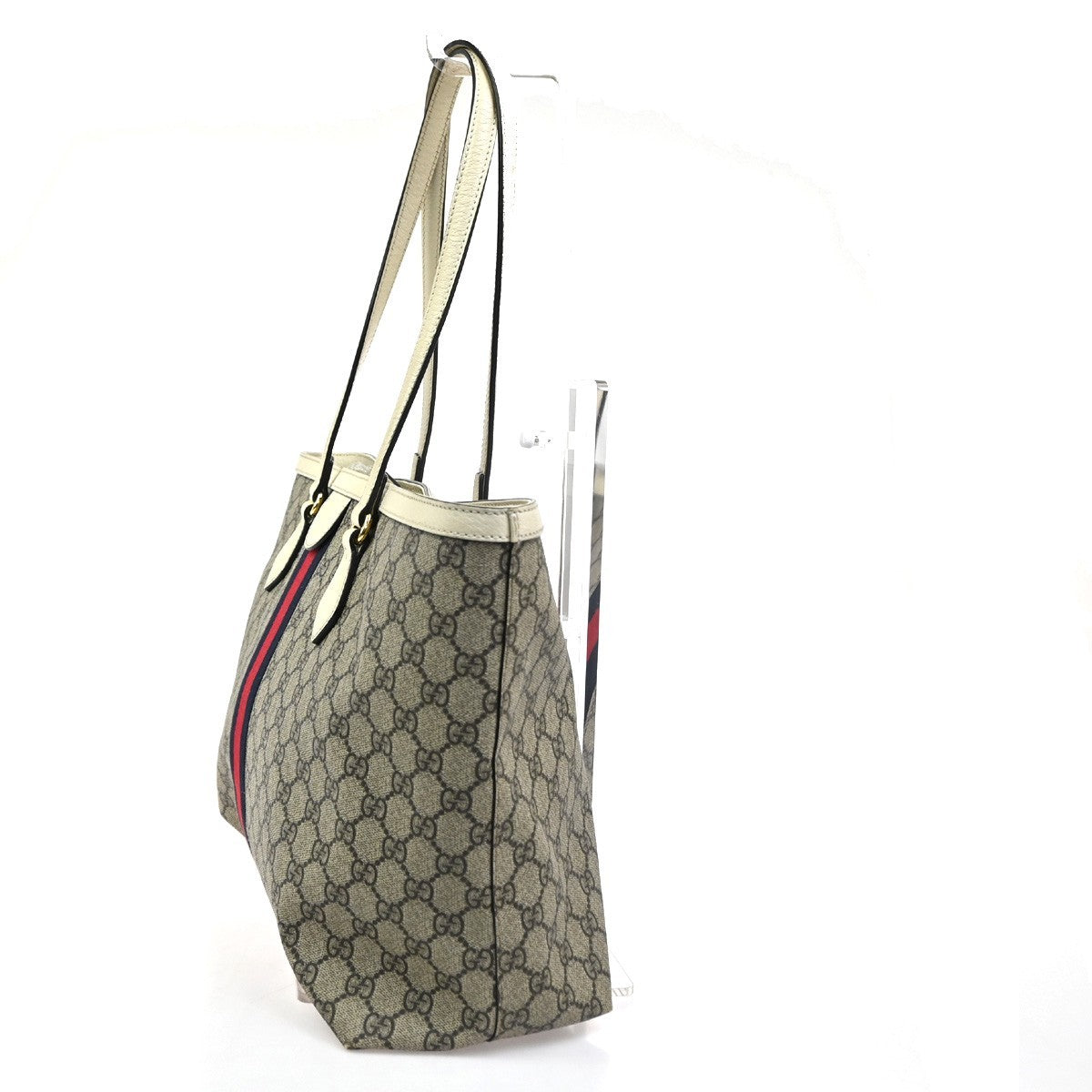 GUCCI Ophidia GG Pattern Web Shoulder Tote Bag Supreme Leather BN WE 45YJ017