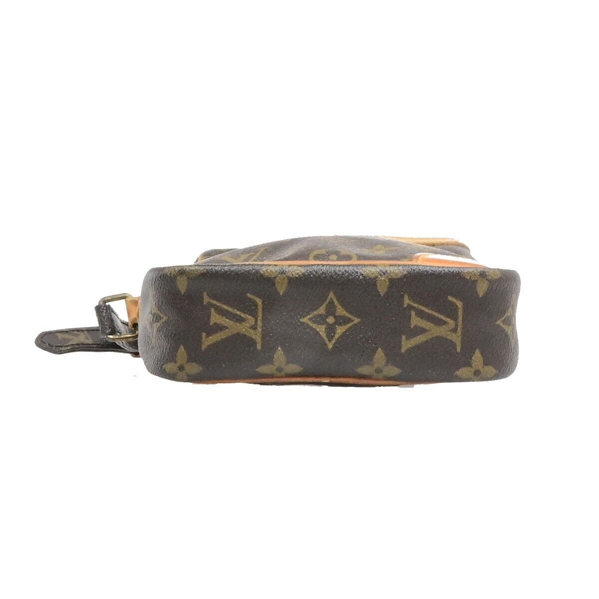 LOUIS VUITTON Danube Shoulder Bag Monogram Leather Brown France M45266 61ED986