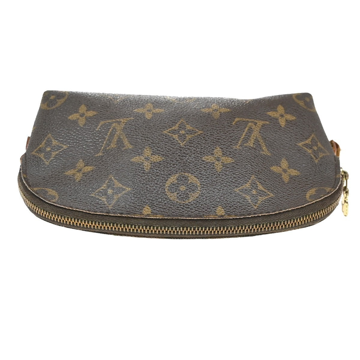 LOUIS VUITTON Pochette Cosmetic Pouch Bag Monogram Leather BN M47515 66EF909