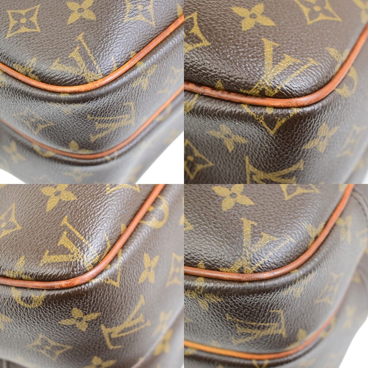 LOUIS VUITTON Reporter PM Crossbody Shoulder Bag Monogram Leather M45254 04FB434