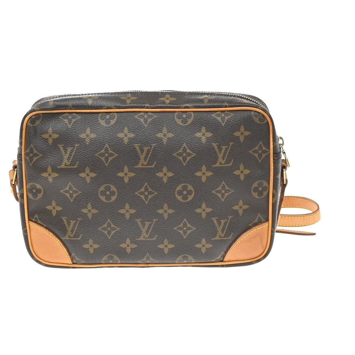 LOUIS VUITTON Trocadero 27 Shoulder Bag Monogram Leather Brown M51274 84SA139