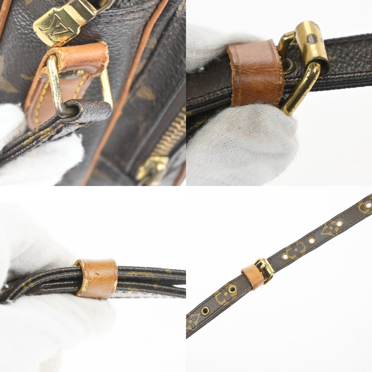 LOUIS VUITTON Amazon Crossbody Shoulder Bag Monogram Leather BN M45236 30KD040