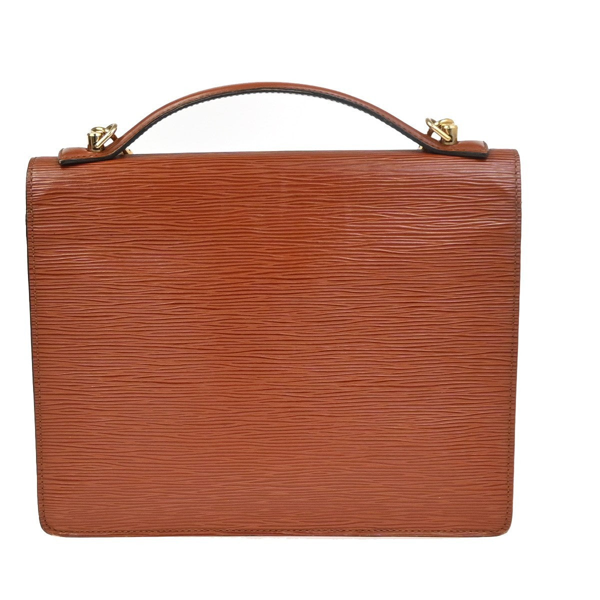 LOUIS VUITTON Monceau 2Way Shoulder Hand Bag Epi Leather Brown M52123 81YH920