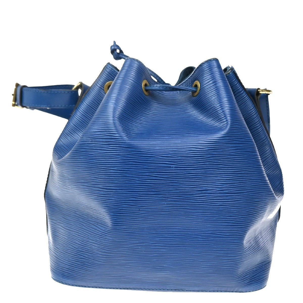 LOUIS VUITTON LV Petit Noe Shoulder Bag Epi Leather Blue France M44105 36KC251