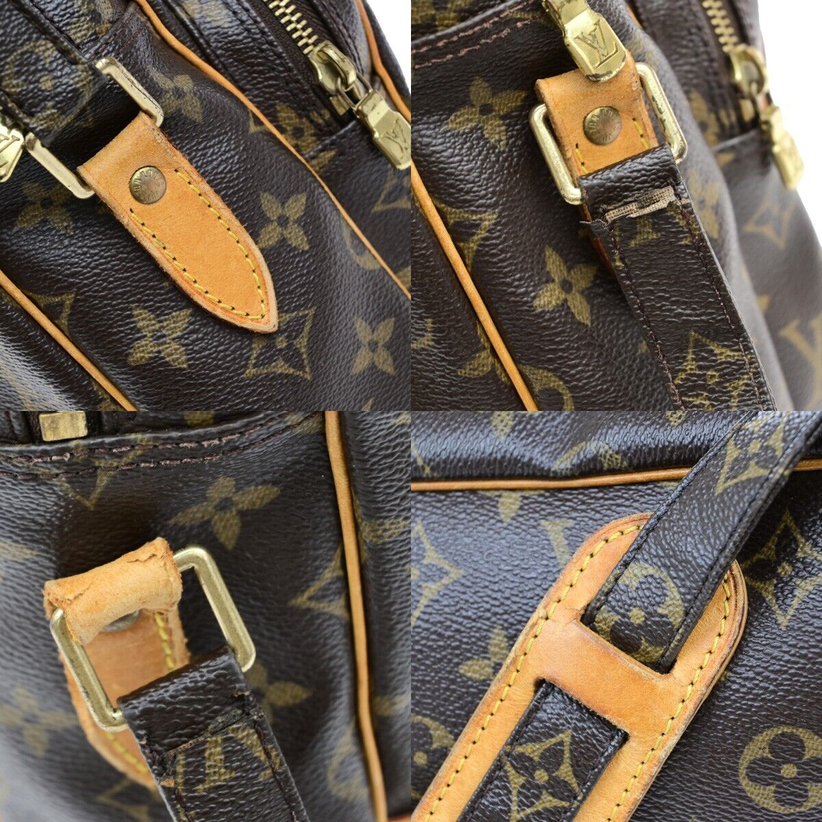 LOUIS VUITTON Nile Crossbody Shoulder Bag Monogram Leather Brown M45244 65ED954