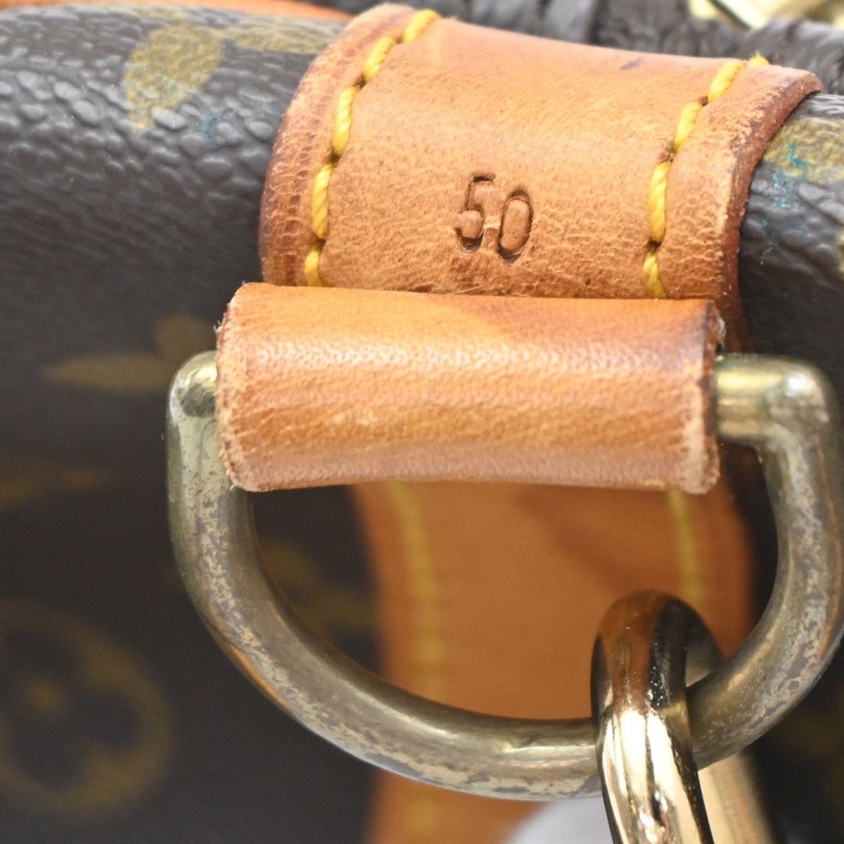 LOUIS VUITTON Keepall Bandouliere 50 2Way Hand Bag Monogram Brown M41416 16EF936