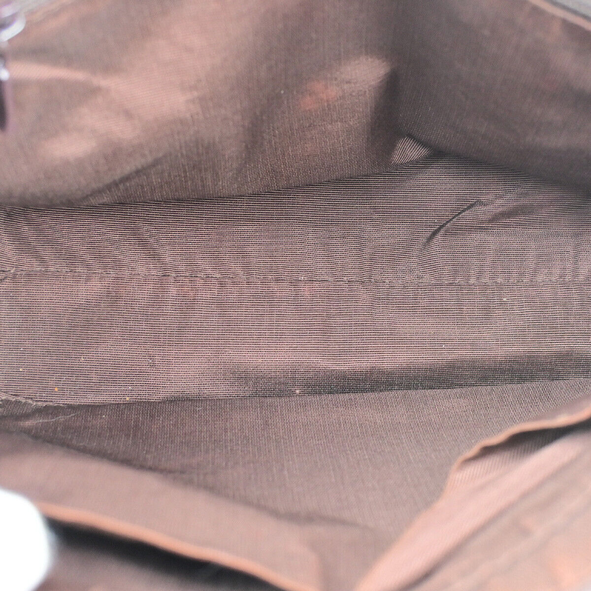 BURBERRY Logo Hand Bag Nova Check Leather Brown GHW 04SJ213