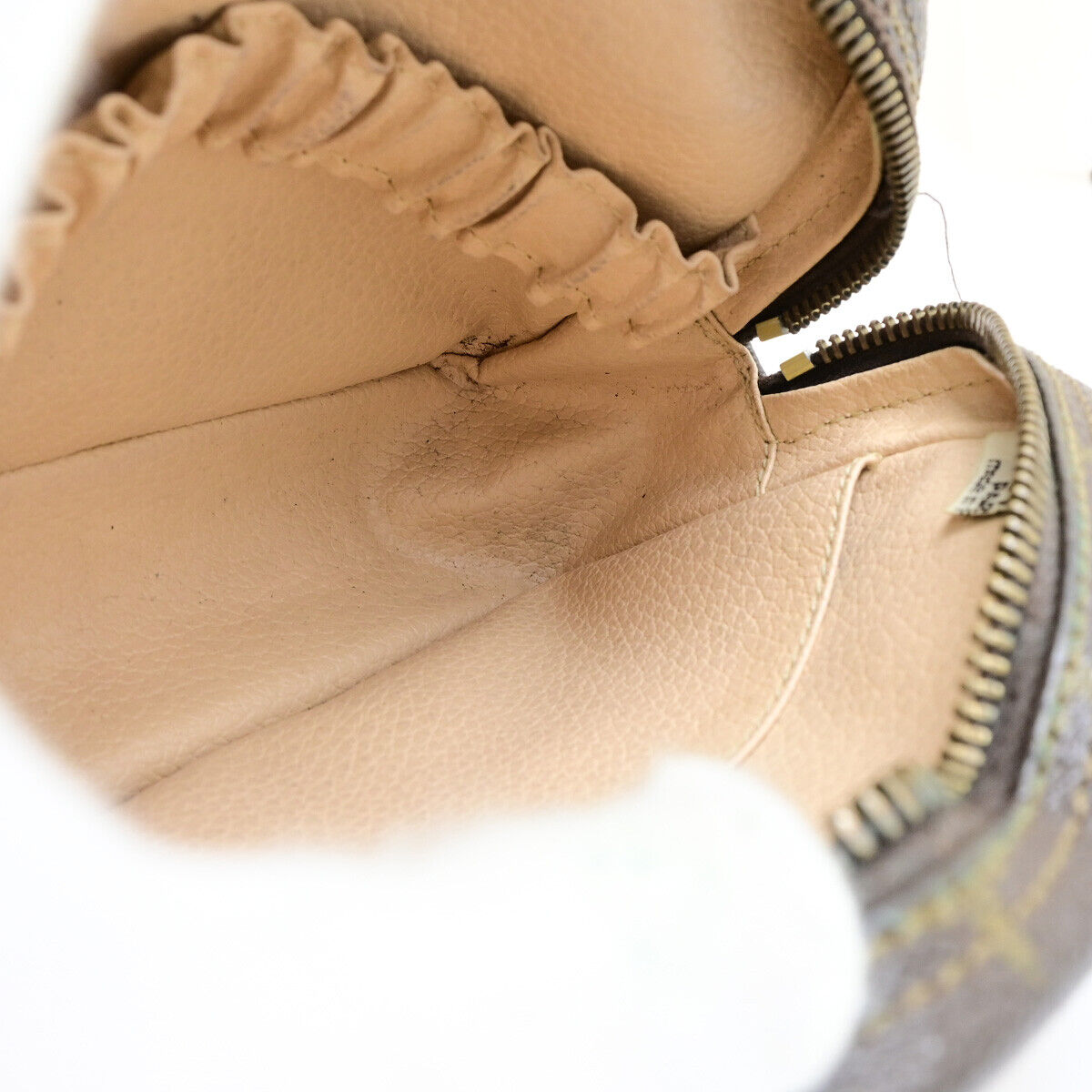 LOUIS VUITTON Trousse Toilette 18 Clutch Hand Bag Monogram Brown M47526 60SJ446