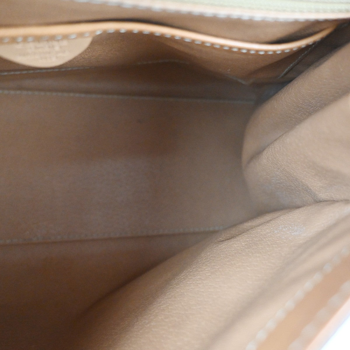 CELINE Logo Macadam Pattern Flap Hand Bag PVC Leather Brown GHW Italy 38MA206