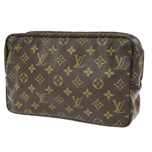 LOUIS VUITTON Trousse Toilette 28 Clutch Hand Bag Monogram Brown M47522 67FB195