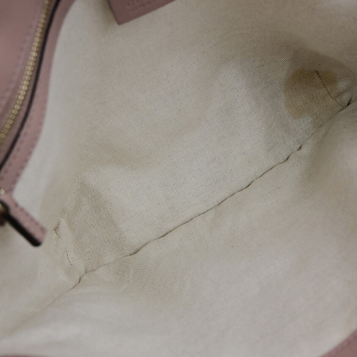 GUCCI Micro GG Nice Shoulder Hand Bag Patent Leather Pink Italy 35EC296