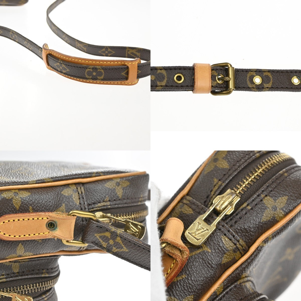 LOUIS VUITTON Amazon Crossbody Shoulder Bag Monogram Leather BN M45236 87TA502