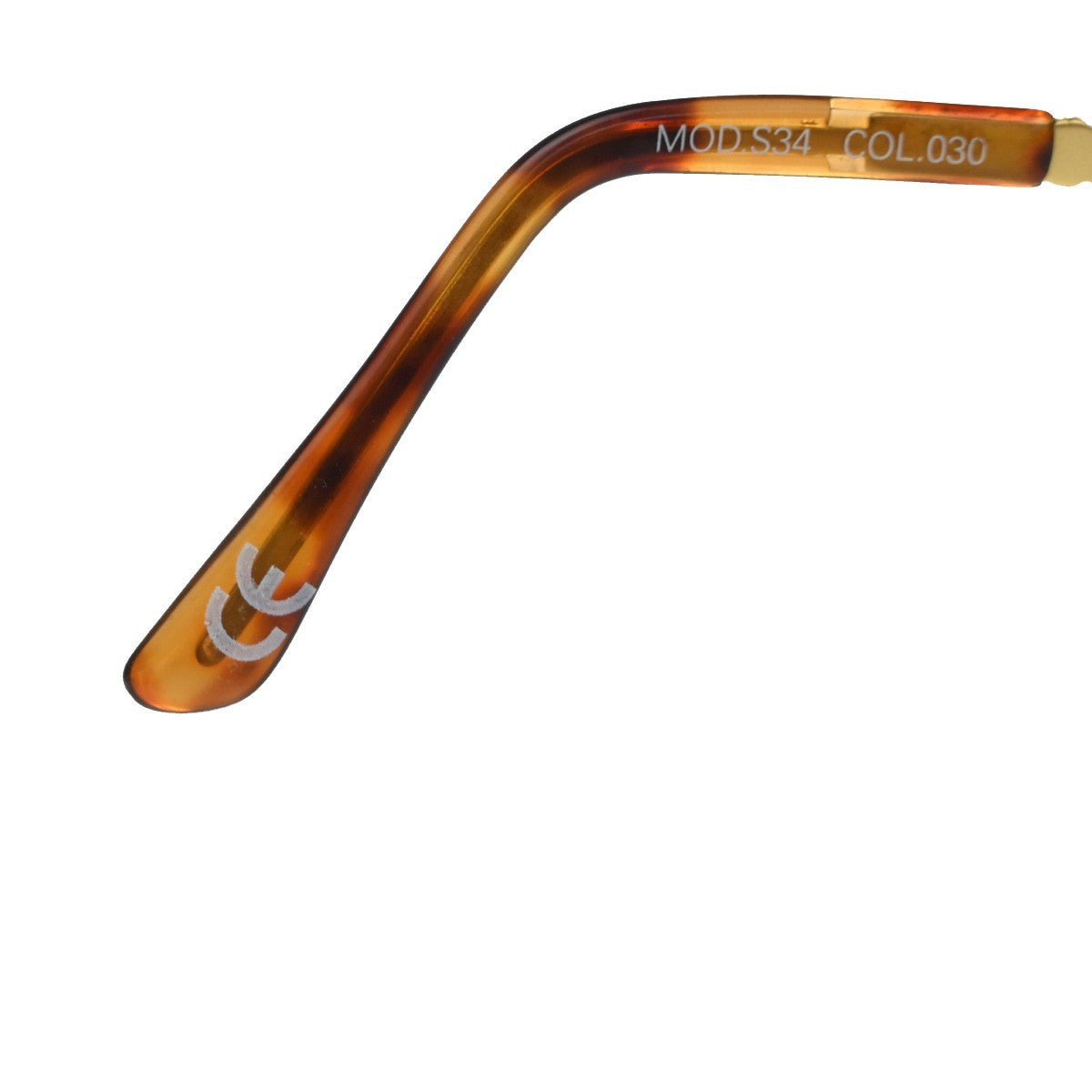 GIANNI VERSACE Medusa Sunglasses Plastic Metal Gold Brown MOD S34 Italy 01MA579