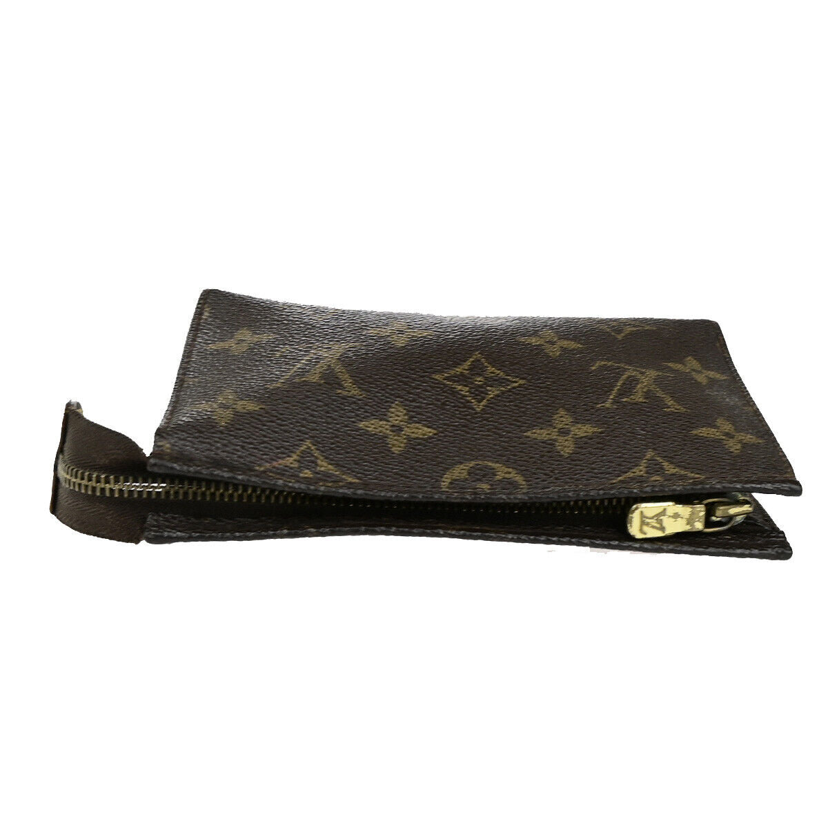 LOUIS VUITTON Poche Toilette 15 Clutch Pouch Bag Monogram Leather M47546 01YG504