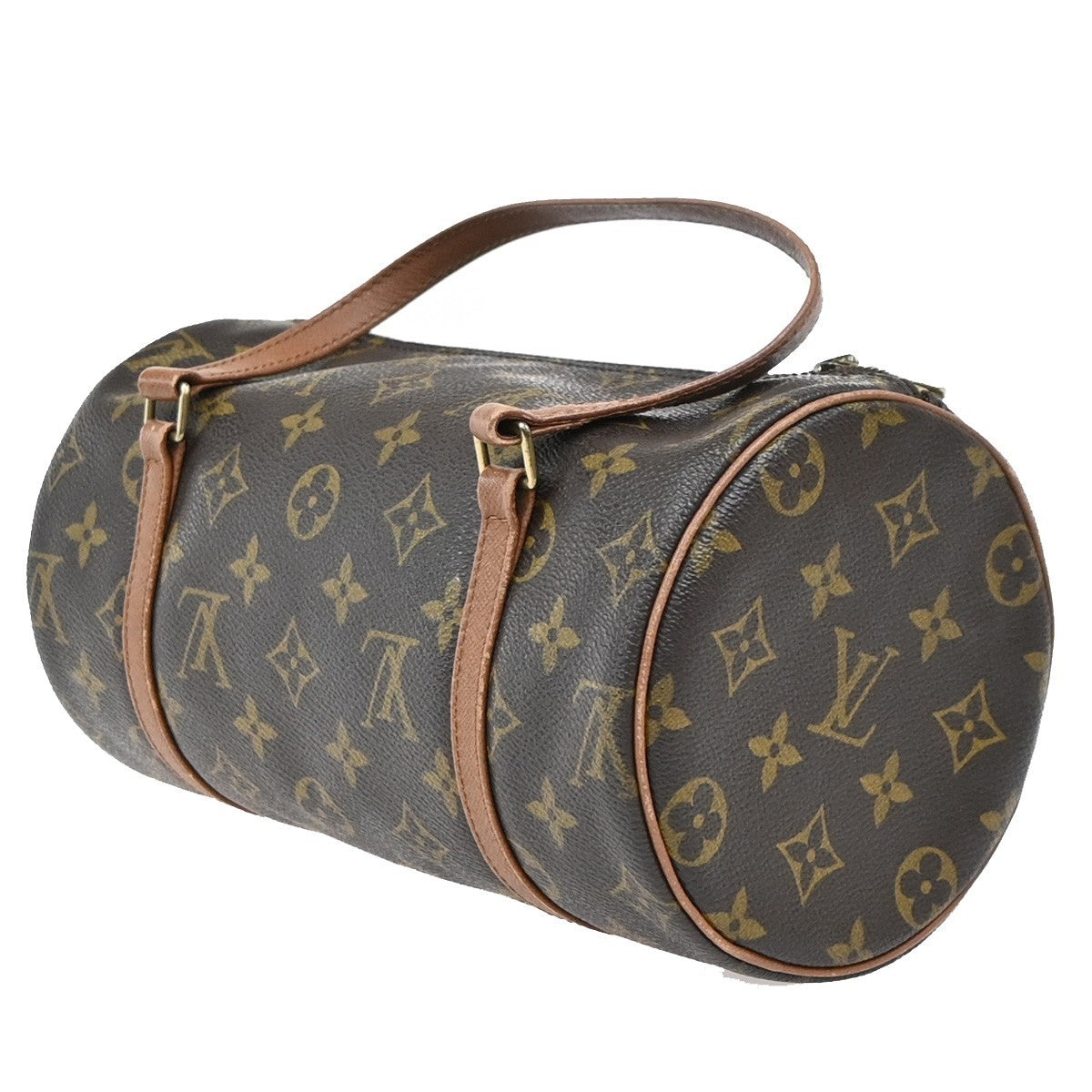 LOUIS VUITTON PAPILLON 26 Hand Bag Monogram Leather Brown France M51366 79ZA301