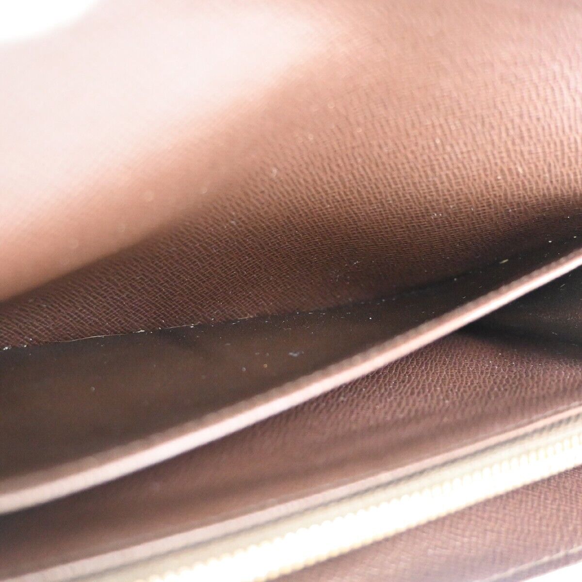 LOUIS VUITTON Portefeuille Sarah Long Bifold Wallet Damier Brown N61734 60EA239