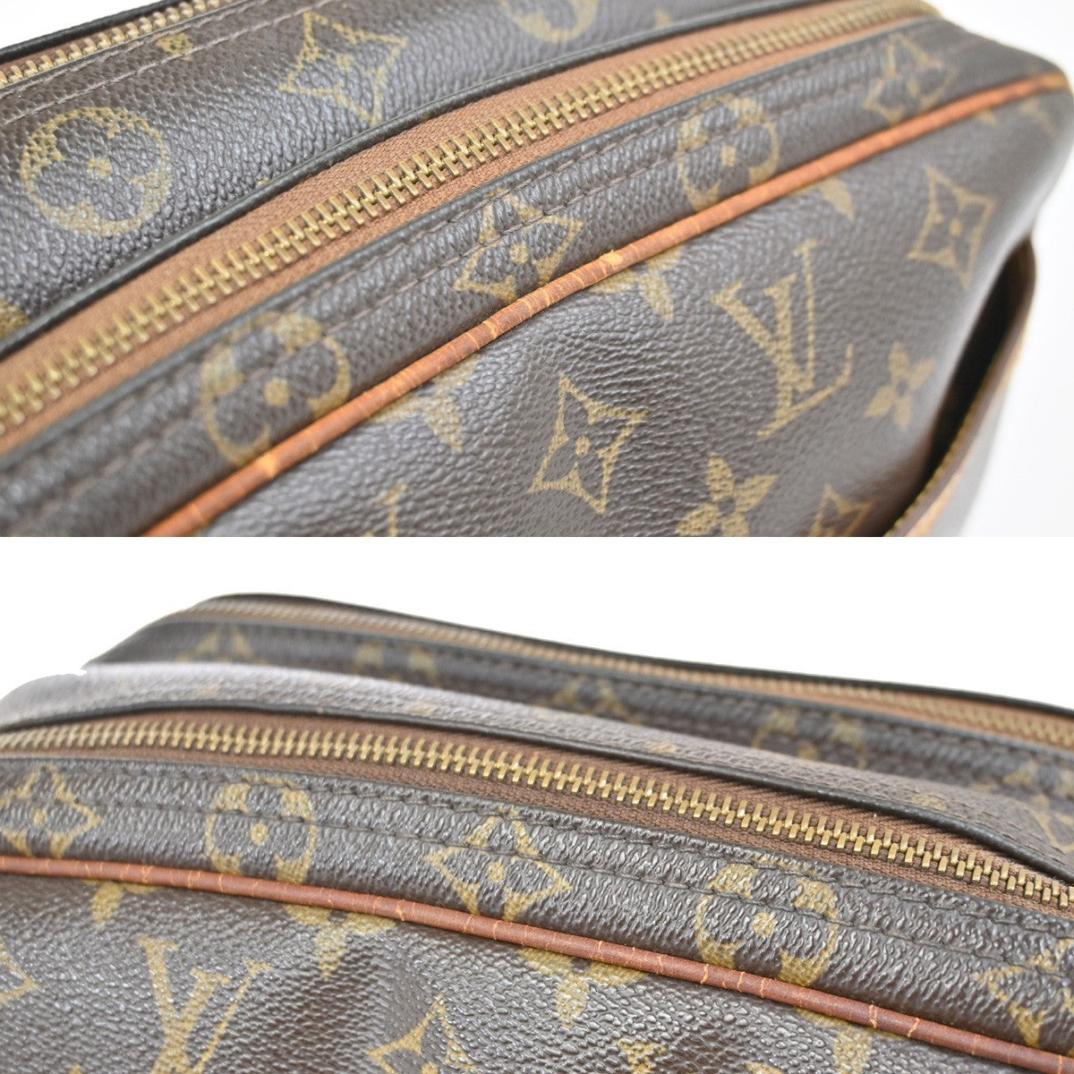 LOUIS VUITTON Reporter PM Crossbody Shoulder Bag Monogram Leather M45254 34YH963