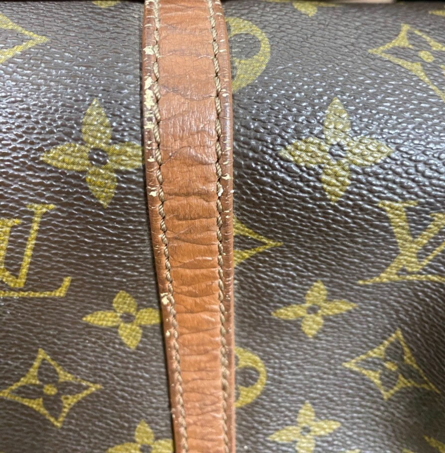 LOUIS VUITTON Logo PAPILLON 30 Hand Bag Monogram Leather Brown M51365 37ZA311