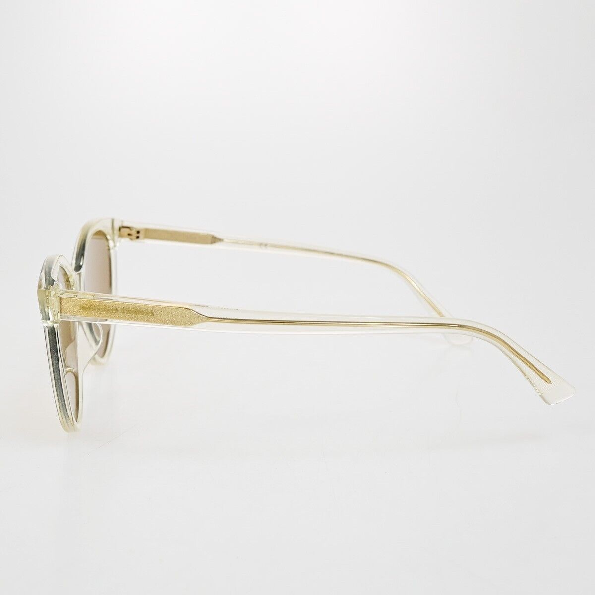 BOTTEGA VENETA Logo Sunglasses BV1022SK Plastic Gold Italy 04KA245