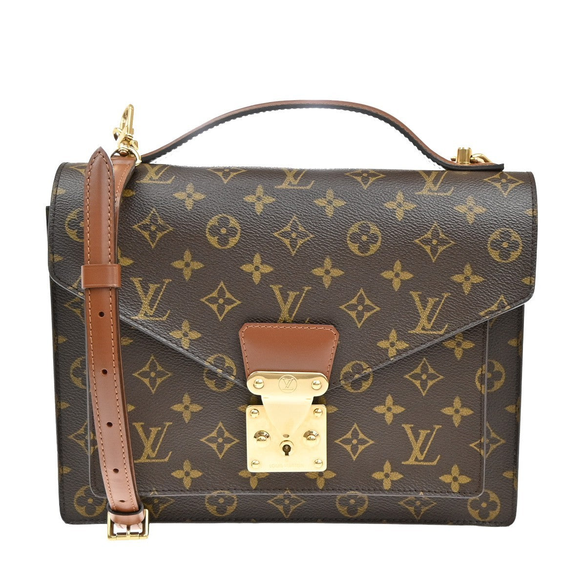 LOUIS VUITTON Monceau 28 2Way Shoulder Hand Bag Monogram Leather M51185 18AA072
