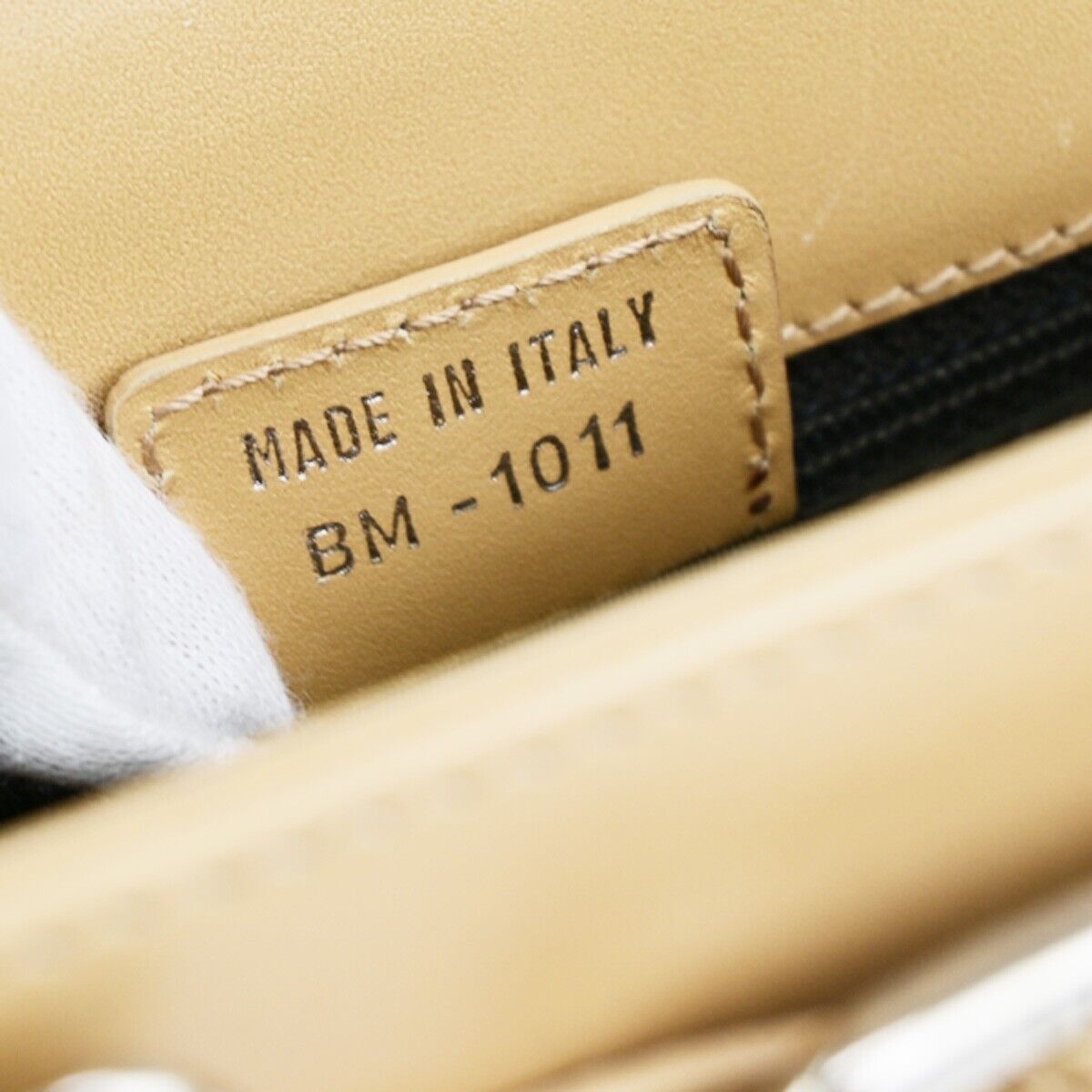 CHRISTIAN DIOR Logo Trotter Pattern Shoulder Bag Canvas Leather Brown 76EC942