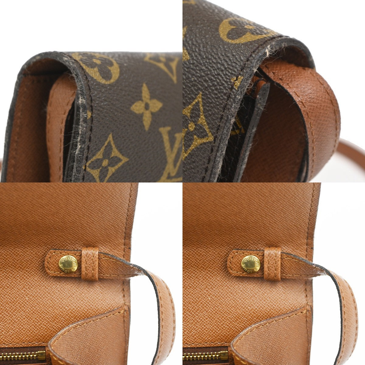 LOUIS VUITTON Bordeaux 2Way Shoulder Clutch Bag Monogram Leather M51797 65CB005