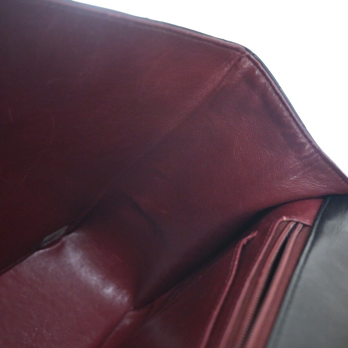 CHANEL CC Maxi Jumbo Matelasse 34 Chain Shoulder Bag Leather Black GHW 859RH997