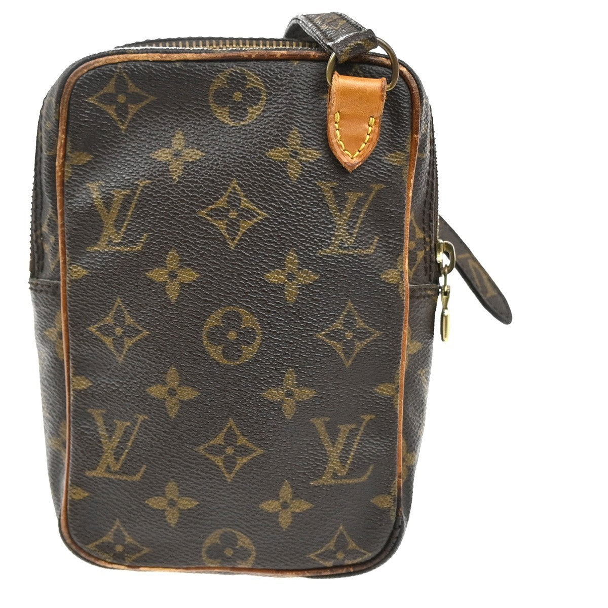 LOUIS VUITTON Mini Amazon Shoulder Bag Monogram Leather Brown M45238 30MA098