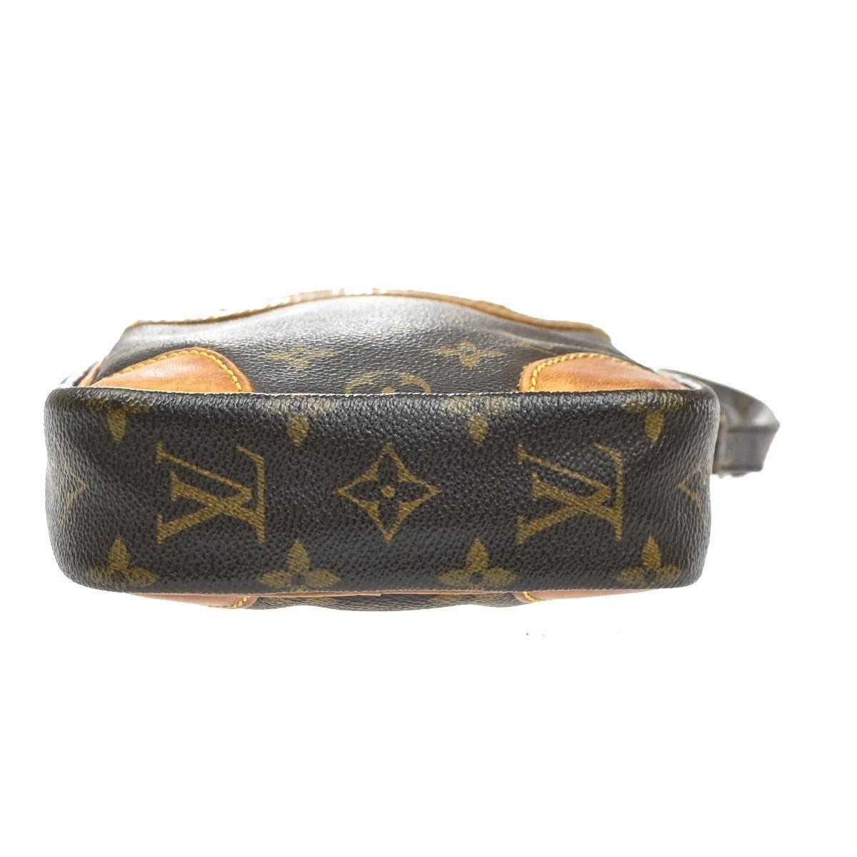 LOUIS VUITTON Danube Shoulder Bag Monogram Leather Brown France M45266 09SA039