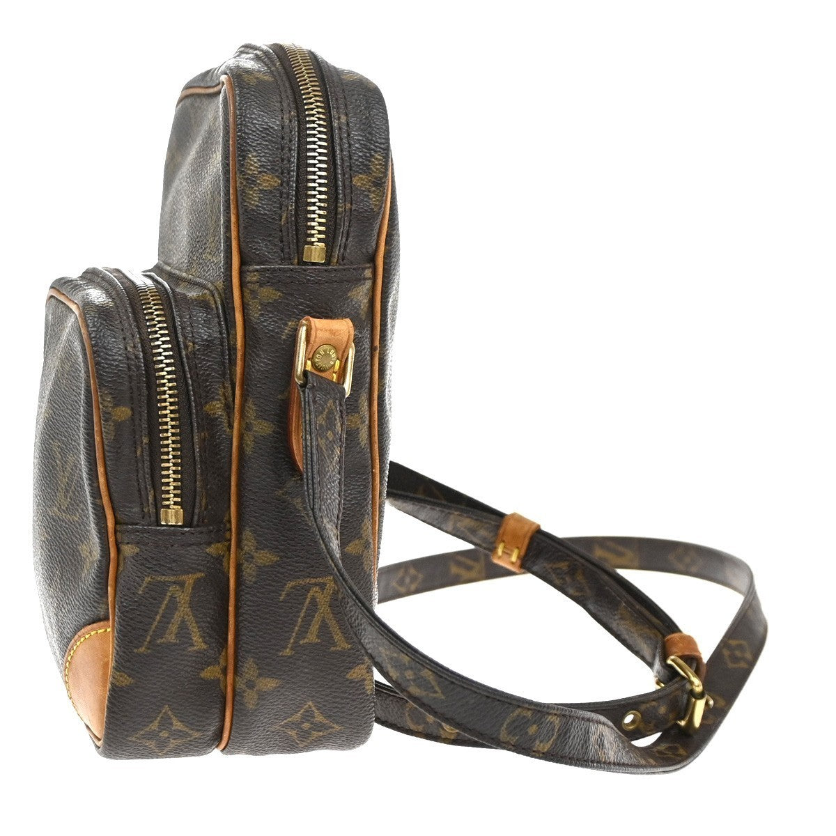 LOUIS VUITTON Amazon Crossbody Shoulder Bag Monogram Leather BN M45236 34KC362