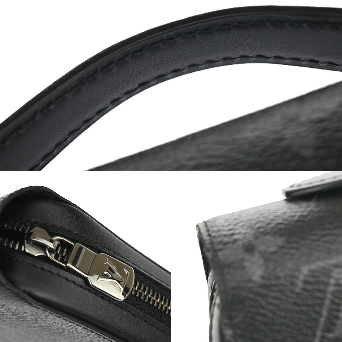 LOUIS VUITTON Zippy XL Long Bifold Wallet Monogram Eclipse BK M61698 23RH546