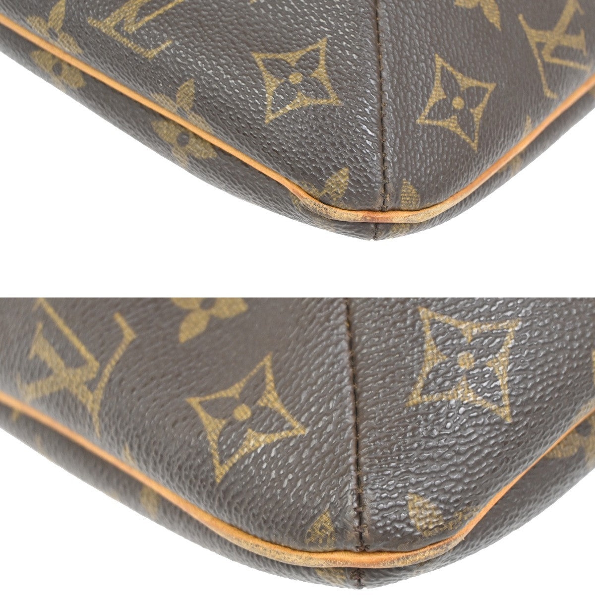 LOUIS VUITTON Musette Shoulder Bag Monogram Leather Brown France M51256 70KC930