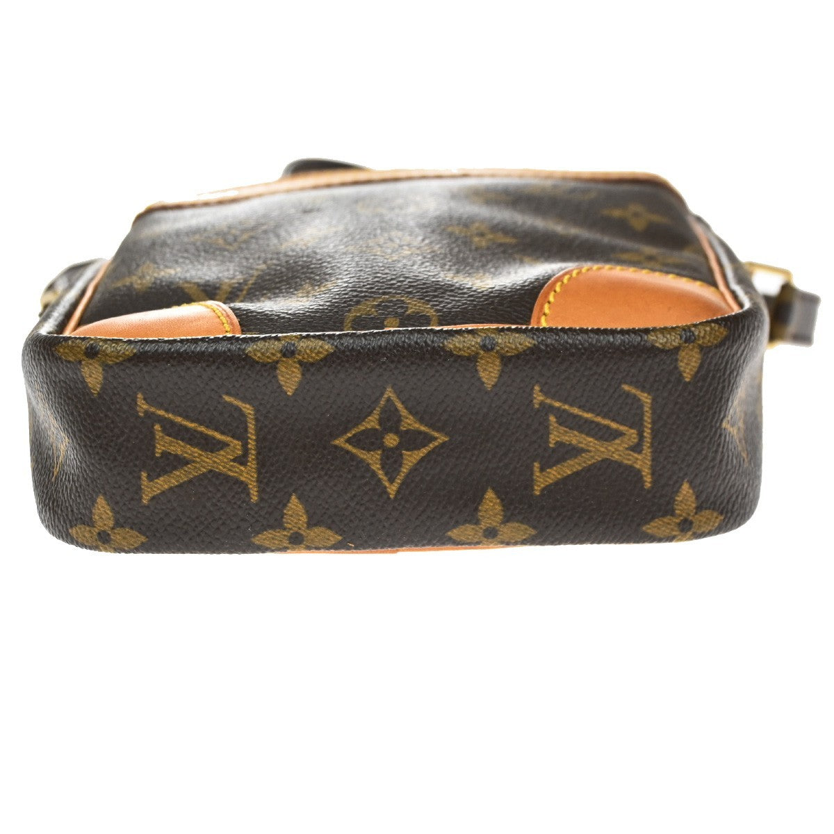 LOUIS VUITTON Danube Shoulder Bag Monogram Leather Brown France M45266 93CA943
