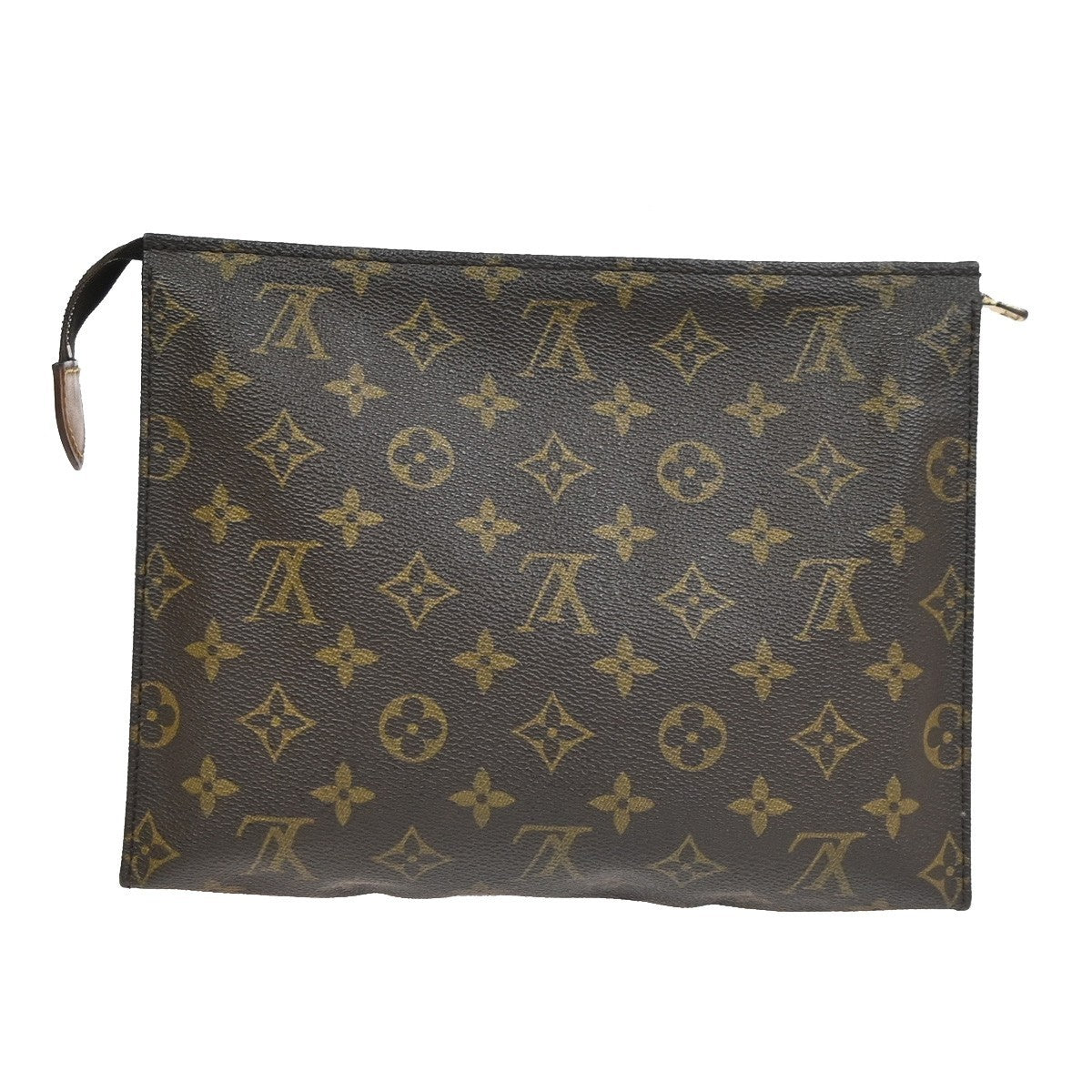 LOUIS VUITTON Poche Toilette 26 Clutch Pouch Bag Monogram Leather M47542 09YJ180