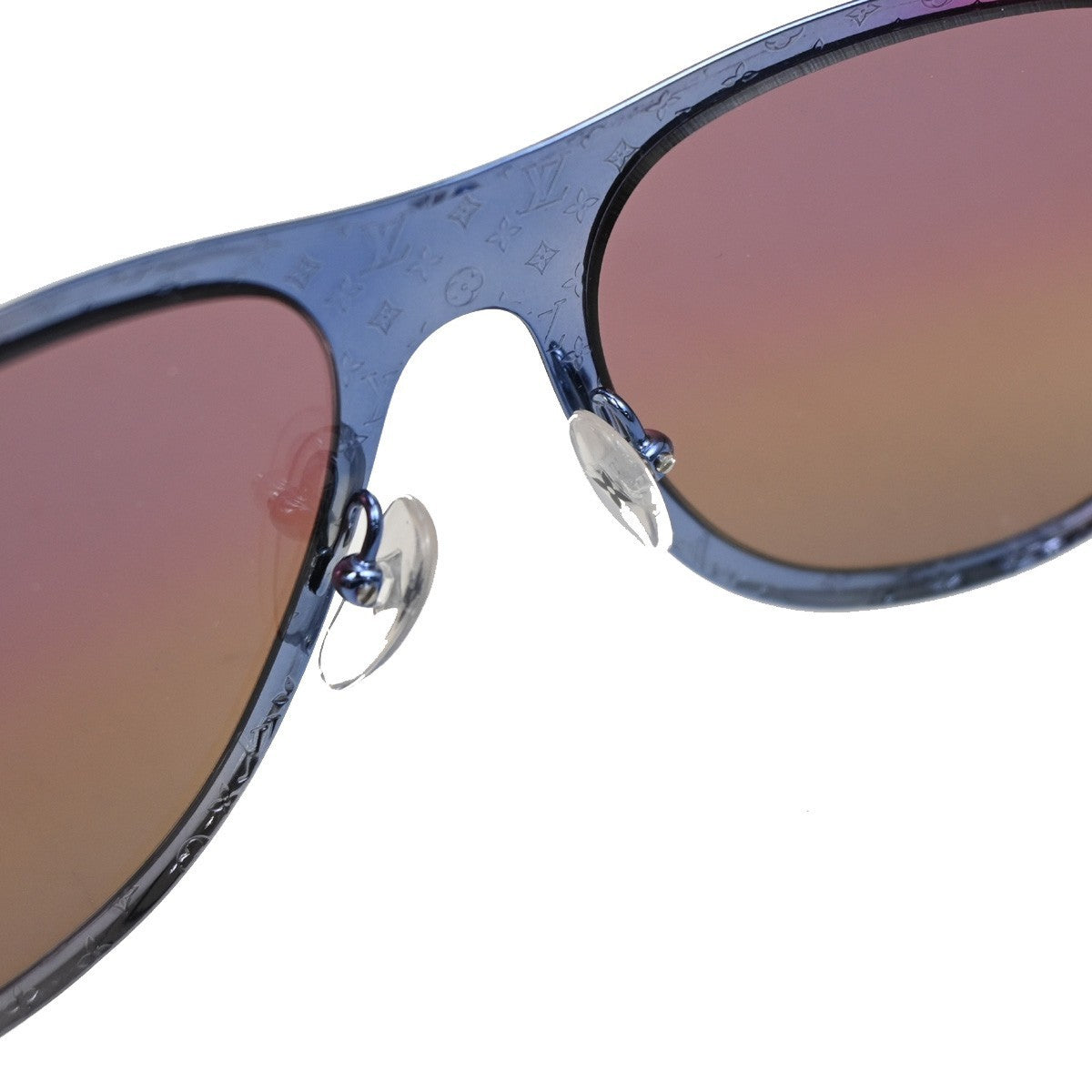 LOUIS VUITTON Monogram Vertigo Sunglasses Plastic Metal Z0965U Multi 30RL210