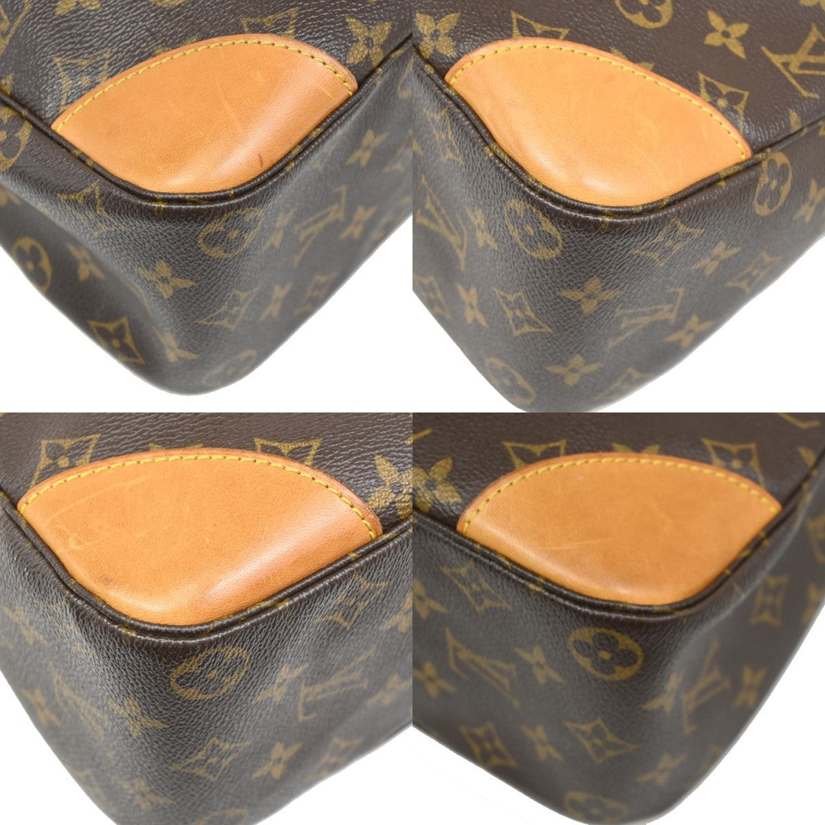 LOUIS VUITTON Boulogne 35 Shoulder Bag Monogram Leather Brown M51260 76KB633